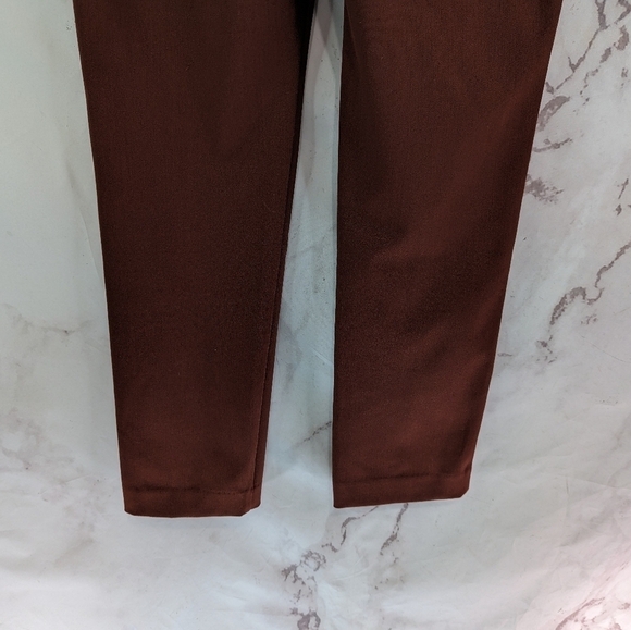 Chicos Pant Women 00 2 Rust Red So Slimming Stretch Skinny Ankle Pull On High - Picture 7 of 10
